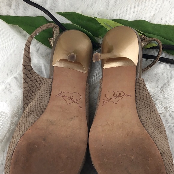 Sam Edelman Evelyn Slingback Pump Heels Shoes - Picture 3 of 7